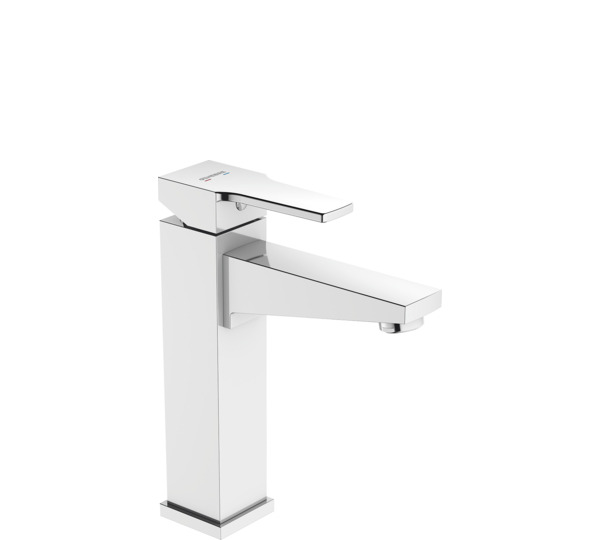 Monomando de lavabo medio alto Cromado Kenjo